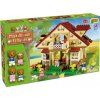 Stavebnice Domeček s figurkami 155 dílků Unico Plus
