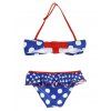 Dívčí plavky Minnie Mouse bikiny modré vel. 4 a 8 let
