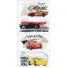 Samolepky na zeď Cars Classic 4 archy 23 × 44 cm