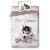 Povlečení Best Friends Husky a koťátko