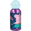 ALU láhev Prasátko Peppa Night Sky s pítkem 500 ml – fialová