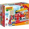 Stavebnice Hasičské auto s figurkou 20 dílků Unico Plus