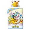 Povlečení Pokémon Pikachu a Eevee bavlna 140x200 70x90