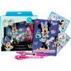 Tajný diář Minnie Mouse A5 se zámkem, UV perem, propiskou a samolepkami