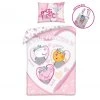 Dětské povlečení do postýlky Prasátko Peppa Princess bavlna 100×135 cm