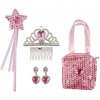 Princeznovská sada s kabelkou a diamanty 4 ks