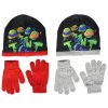 Dětská zimní sada Želvy Ninja (TMNT) – čepice a rukavice