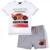 Chlapecký komplet Cars – tričko a kraťasy bílý vel. 98/128