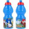 Láhev Sonic s vysouvacím pítkem 400 ml – modrá