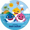 papírové talíře Baby Shark