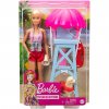 Barbie panenka plavčice herní set 30 cm