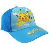 Dětská kšiltovka Pokémon Pikachu modrá vel. 52/54