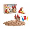 Art Craft Sand Castle – sada s kinetickým pískem 750 g a lisem na cihly