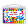 CreaFun gelové pastelky 3v1 24 barev se štětcem