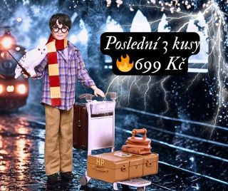 SUPER-HRACKY.cz🧙‍♀️✨ Dnes je noc čarodějnic… ideální čas vstoupit do kouzelnického světa! Figurka Harry Potter s doplňky...
