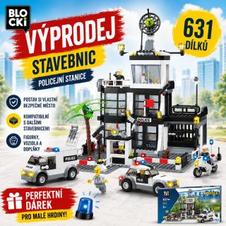 SUPER-HRACKY.cz🚓 Připravte se na akci!🔥 699 Kč Velká policejní stanice Blocki přinese hodiny zábavy všem malým stavitelům...