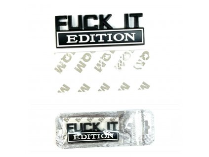71302 fuck it edition 3d znak