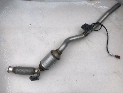 25197 5q0131701af exhaust with flap catalytic converter