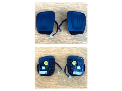 62297 6c0951527 6c0951528 vw button set for tiptronic paddle stamping