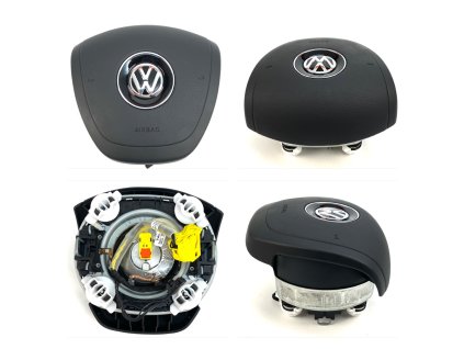 62288 7p6880201k vw touareg 7p steering wheel airbag black