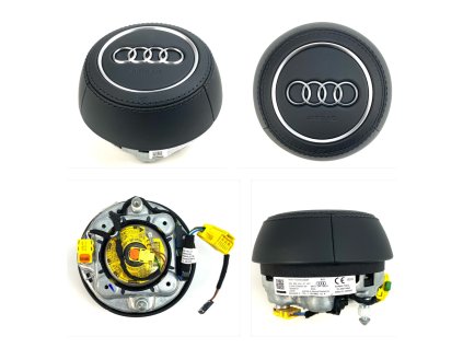 62237 8s0880201at audi tt 8s steering wheel airbag leather