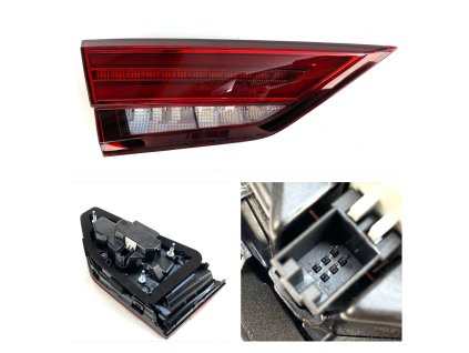 58316 8v5945093d rear led light audi a3 left interior