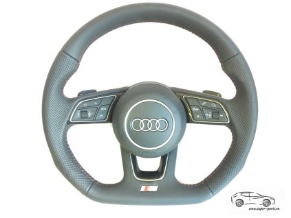 Audi multifunction steering wheel 8W0419091DH + airbag 8V0880201CL 6PS (Colour Grey stitching)