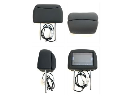 AUDI Q7 head restraints with screen 4L0881901 / 4L0881902 (Colour SOUL (black))