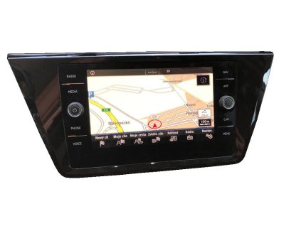 25899 vw touran front lcd display with navigation bezel 5g6919605b