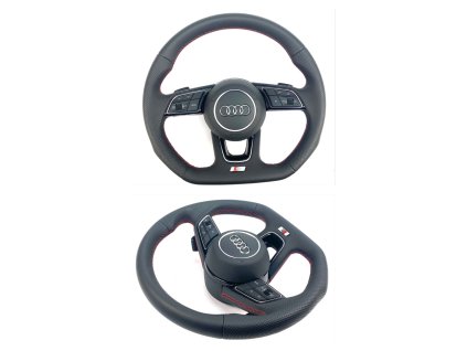 82A419091AH LCW Multifunction steering wheel AUDI with TIPTRONIC + 8Y0880201F Airbag (STEERING wheel + AIRBAG 82A419091AH + 8Y0880201E)