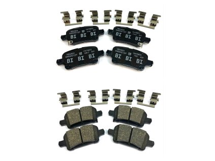 67647 39037199 set of rear brake pads opel astra