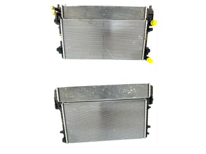 6C0121253A + 6C0121253B Additional water cooler + Intercooler (COOLER Coolant cooler)
