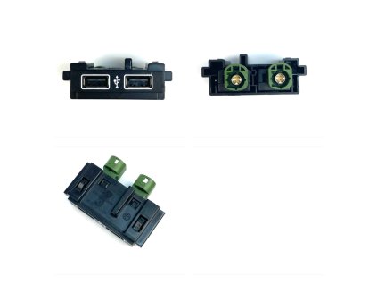 68462 2ga863324b 2x usb plug