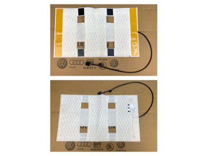 68666 1z0963557h skoda octavia ii front seat backrest cover