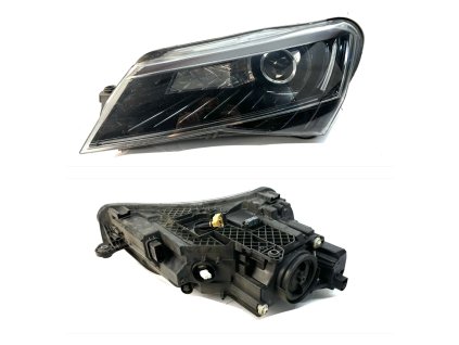 69871 3v1941015a left xenon headlight skoda superb iii