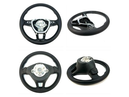 200870 2h6419091a steering wheel multifunction 2h0959442 vw transporter amarok white thread