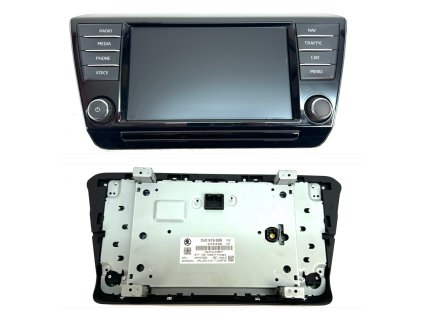 201315 3v0919606 front lcd display navigation columbus skoda superb iii