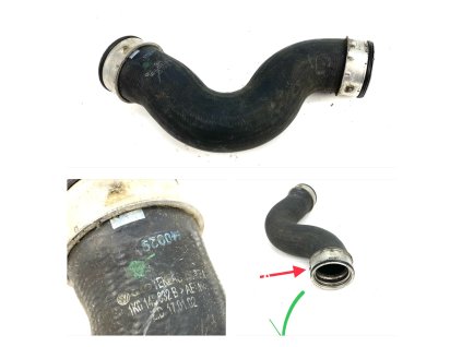 57656 1k0145832b coupling pressure hose