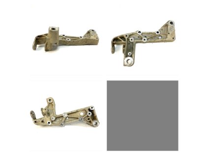 65375 1k0199295e front axle bracket left