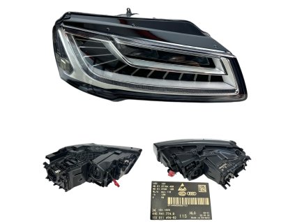 205567 4h0941774b right front led headlight audi a8