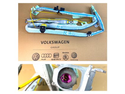 61838 1t0880742j ceiling airbag vw touran right