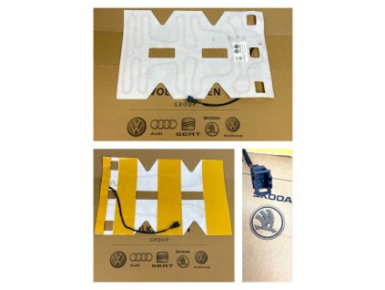 61937 1z0963561f skoda octavia ii rear seat seat cover