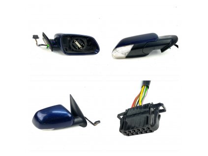 59441 1z1857502bm mirror skoda octavia ii 8 pin right