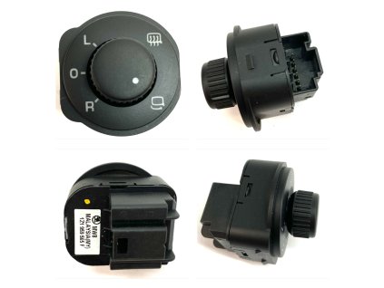 56756 1z1959565f spinner for adjusting the outside mirror octavia yeti