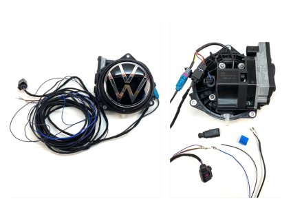 2GD827469A SET Rear camera with VW emblem + wiring harness (Camera SET: Camera + wiring harness)