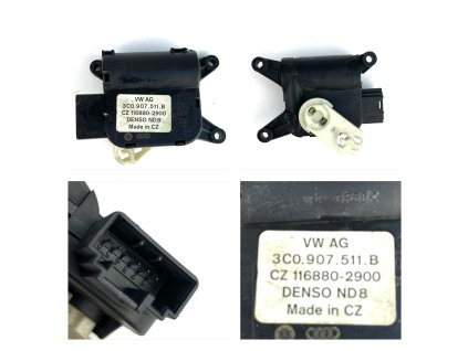 60515 3c0907511b v159 adjustment servomotor for temperature control damper