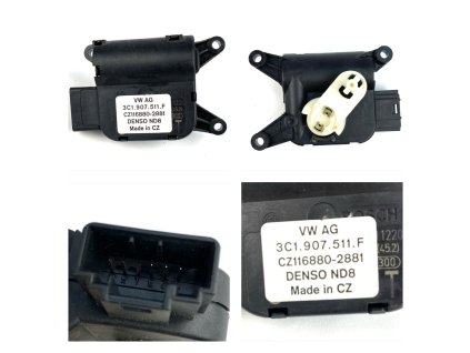 60512 3c1907511f v68 adjustment servomotor for temperature control damper