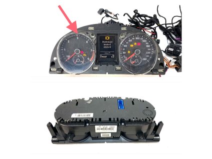 60476 3c8920870e alarm clock instrument panel vw passat cc
