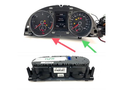 60464 3c8920970l alarm clock instrument panel vw passat cc mph