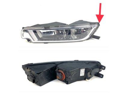 64376 3g0941662e right fog light passat b8